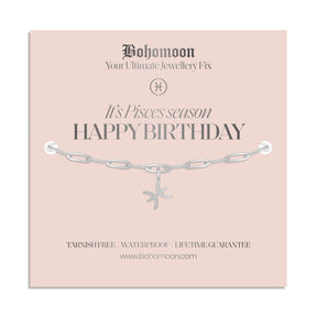 Bohomoon Stainless Steel Happy Birthday Zodiac Bracelet