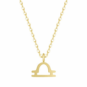 Bohomoon Stainless Steel Happy Birthday Zodiac Necklace