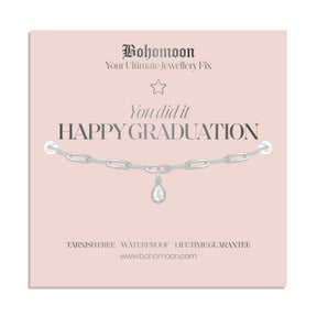Bohomoon Stainless Steel Happy Graduation Bracelet