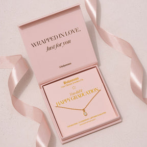Bohomoon Stainless Steel Happy Graduation Necklace