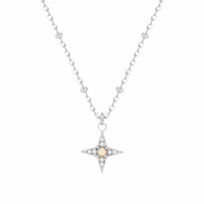 Bohomoon Stainless Steel Harriet Opal Necklace