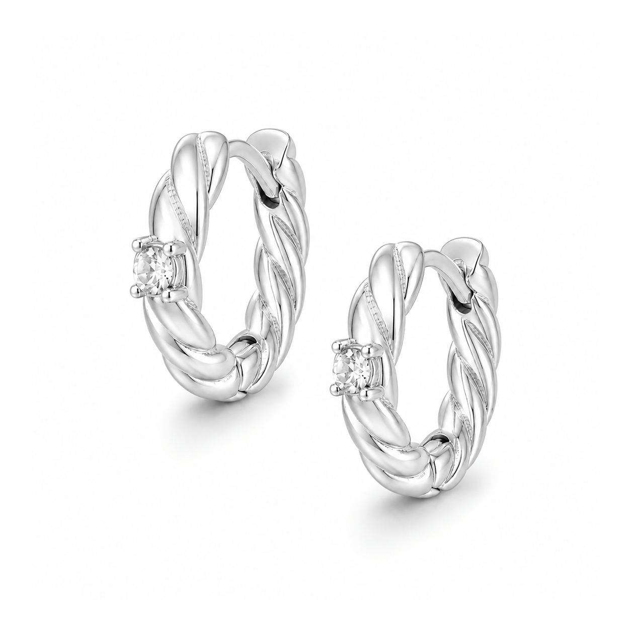 Bohomoon Stainless Steel Haven Hoop Earrings