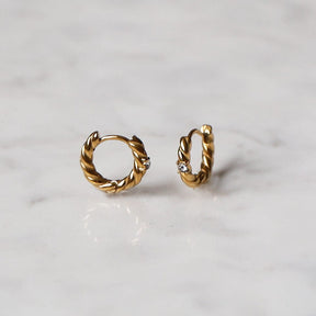 Bohomoon Stainless Steel Haven Hoop Earrings