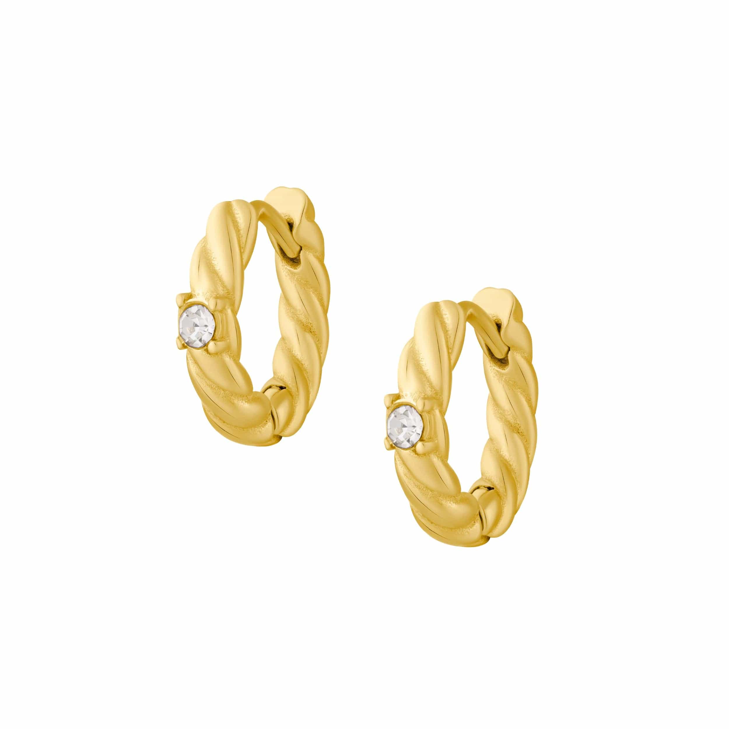 Bohomoon Stainless Steel Haven Hoop Earrings