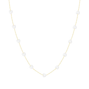 Bohomoon Stainless Steel Holiday Romance Pearl Choker