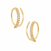 Bohomoon Stainless Steel Hope Hoop Earrings