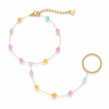 Bohomoon Stainless Steel Horizon Hand Chain Bracelet
