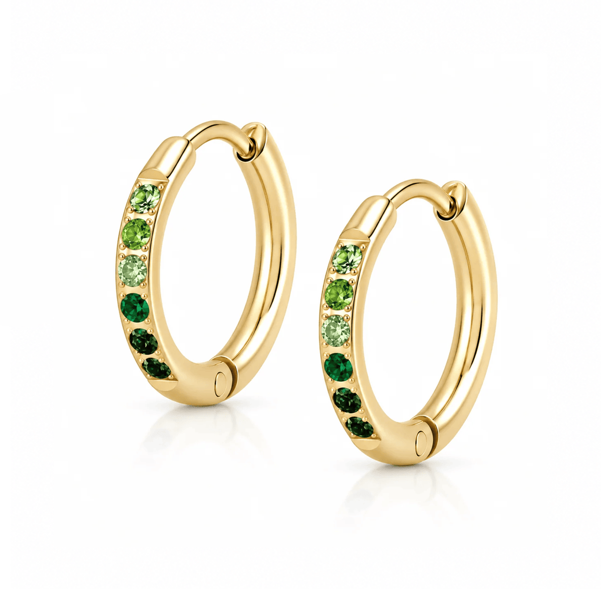 Bohomoon Stainless Steel Hunter Hoop Earrings