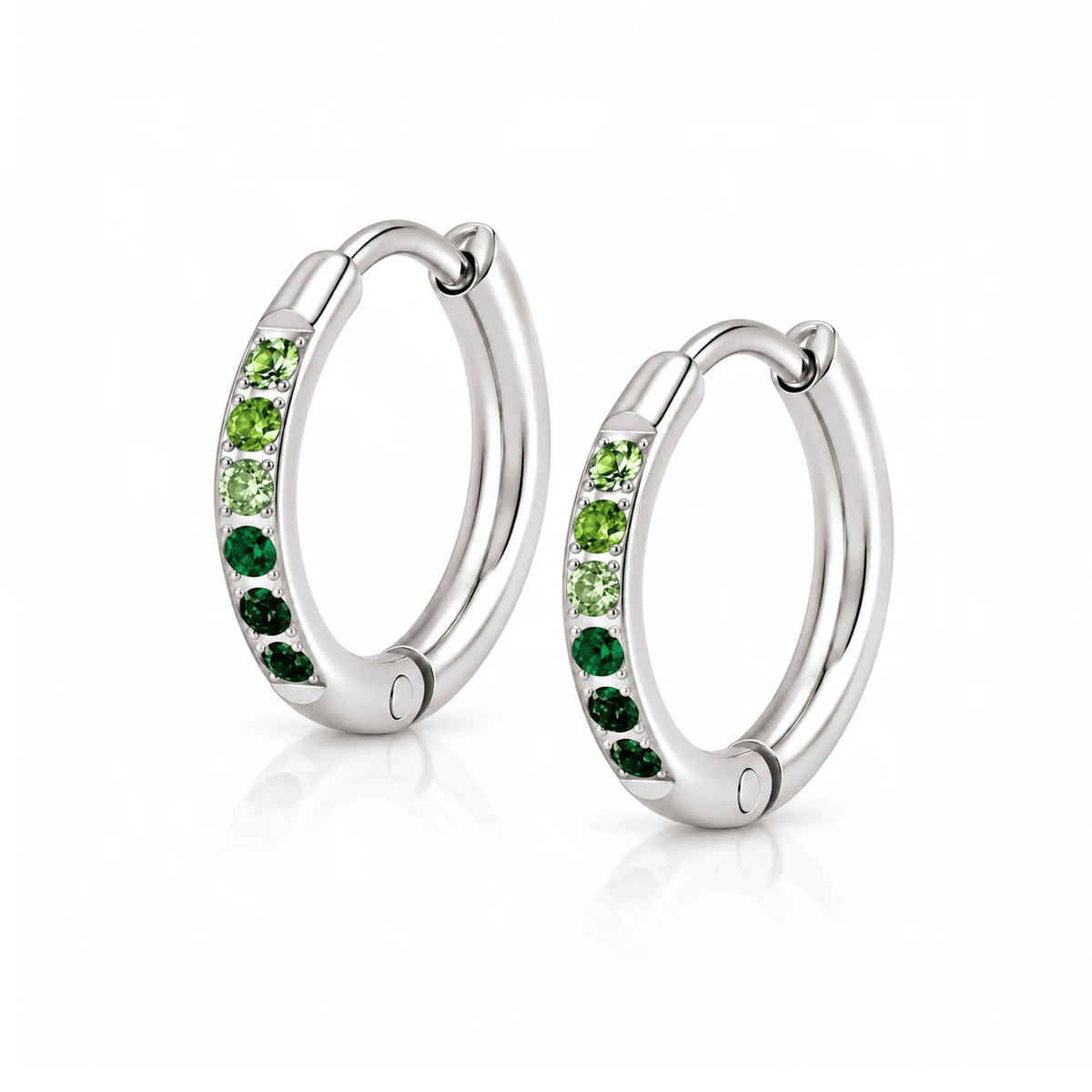 Bohomoon Stainless Steel Hunter Hoop Earrings