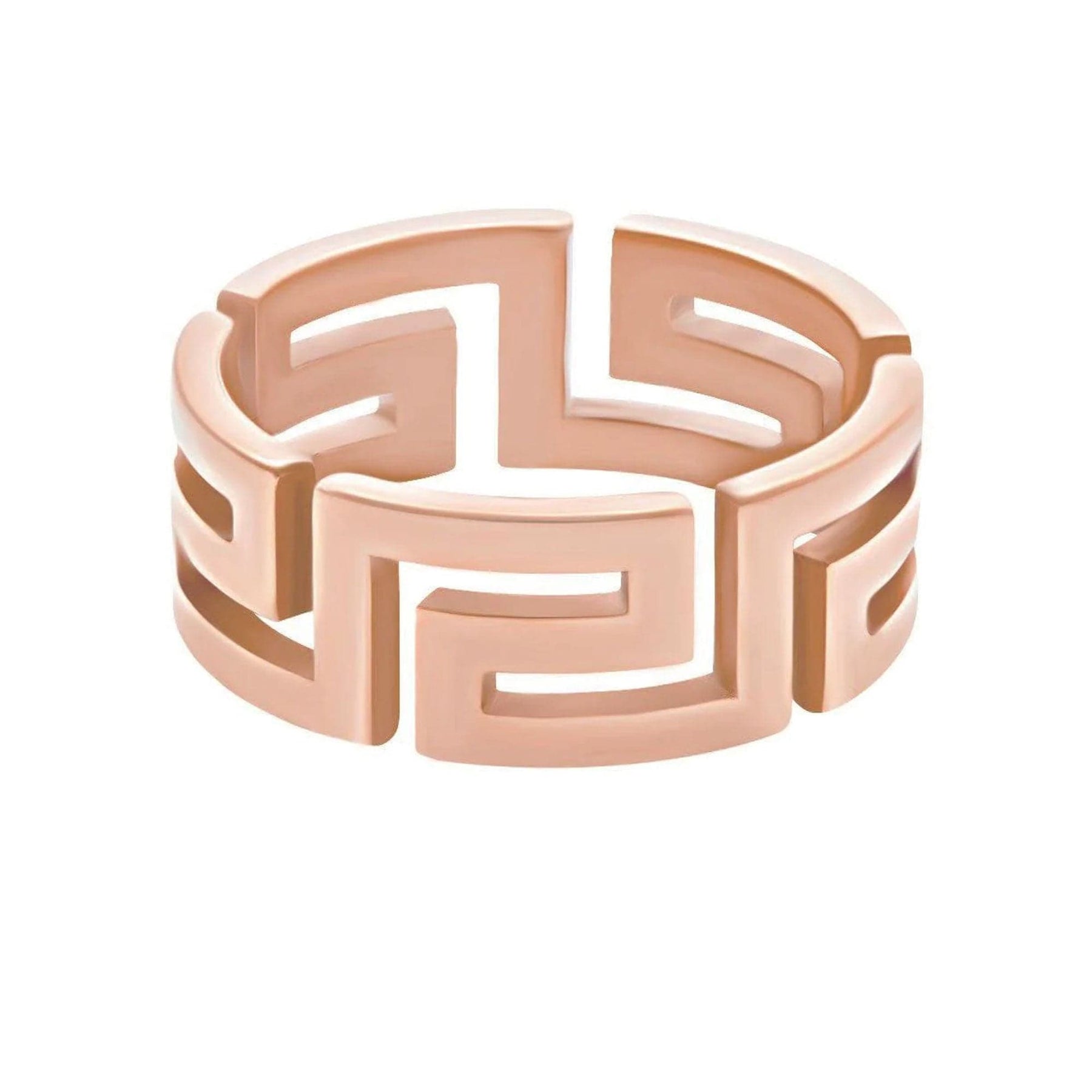 BohoMoon Stainless Steel Hypnotise Ring Rose Gold / US 4 / UK H / EUR 46 / (xxsmall)