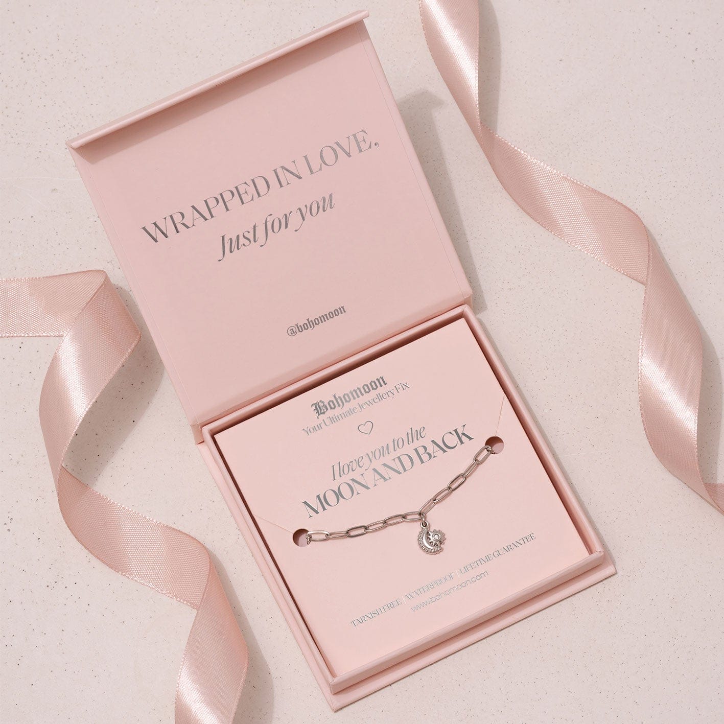 Bohomoon Stainless Steel I Love You Bracelet