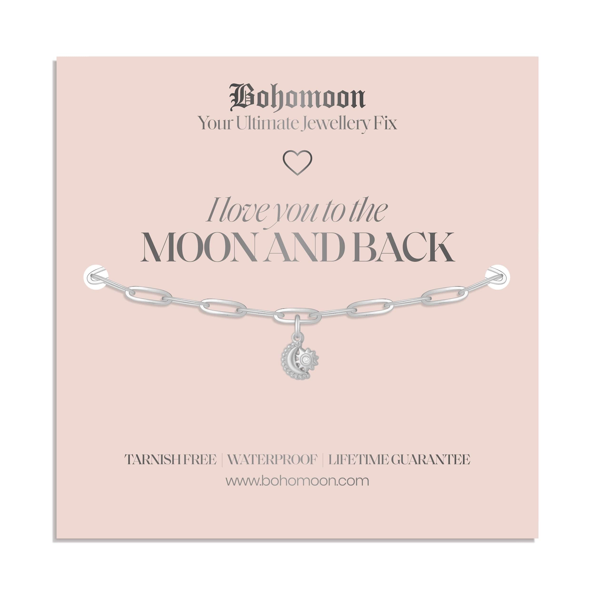 Bohomoon Stainless Steel I Love You Bracelet