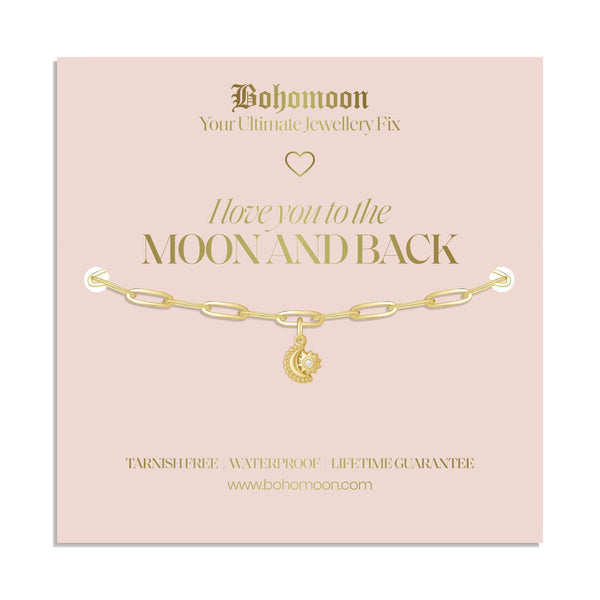 Bohomoon Stainless Steel I Love You Bracelet