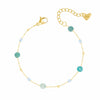 Bohomoon Stainless Steel Ice Blue Bracelet