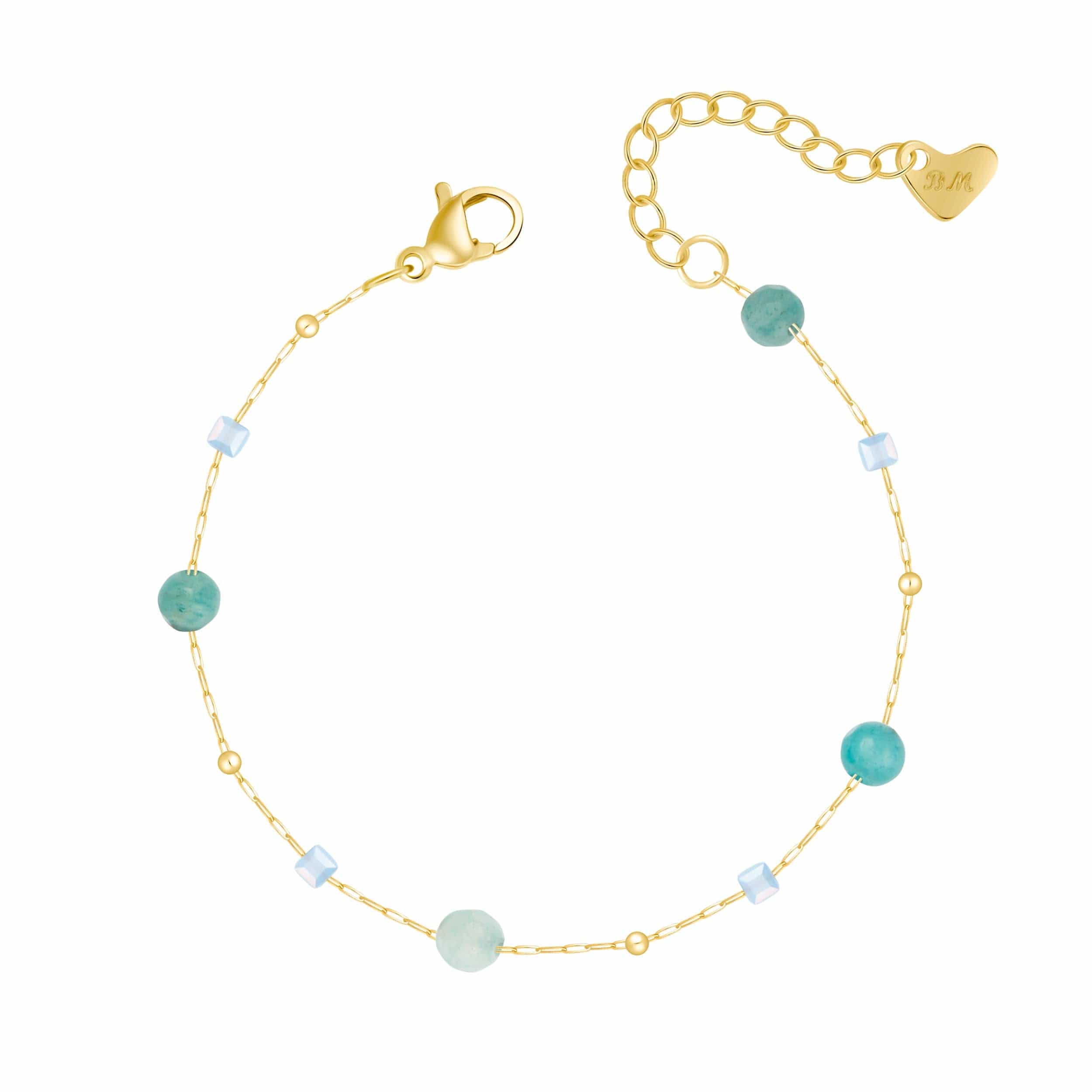 Bohomoon Stainless Steel Ice Blue Bracelet