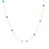 Bohomoon Stainless Steel Ice Blue Choker Necklace