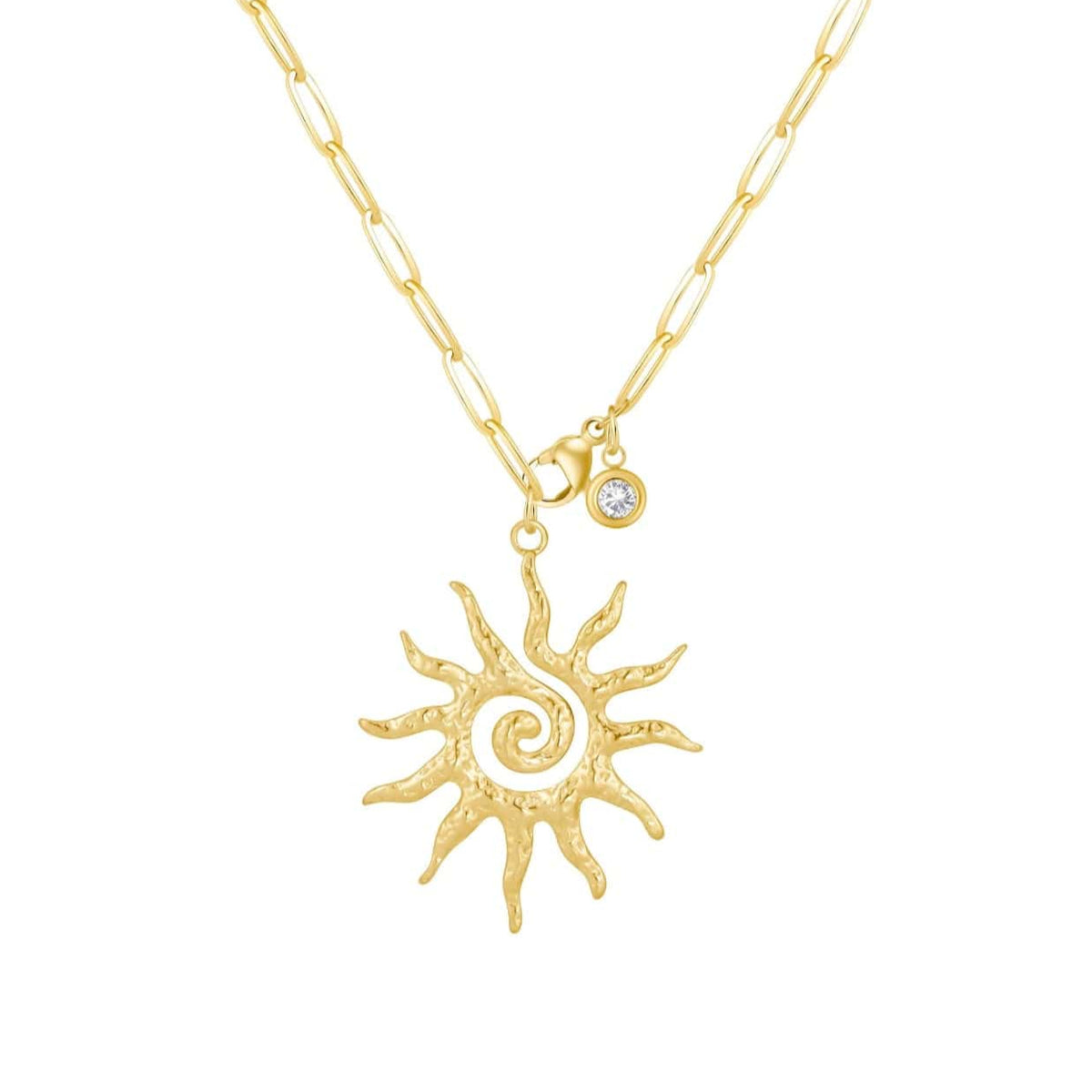 Bohomoon Stainless Steel Ilana Sun Necklace