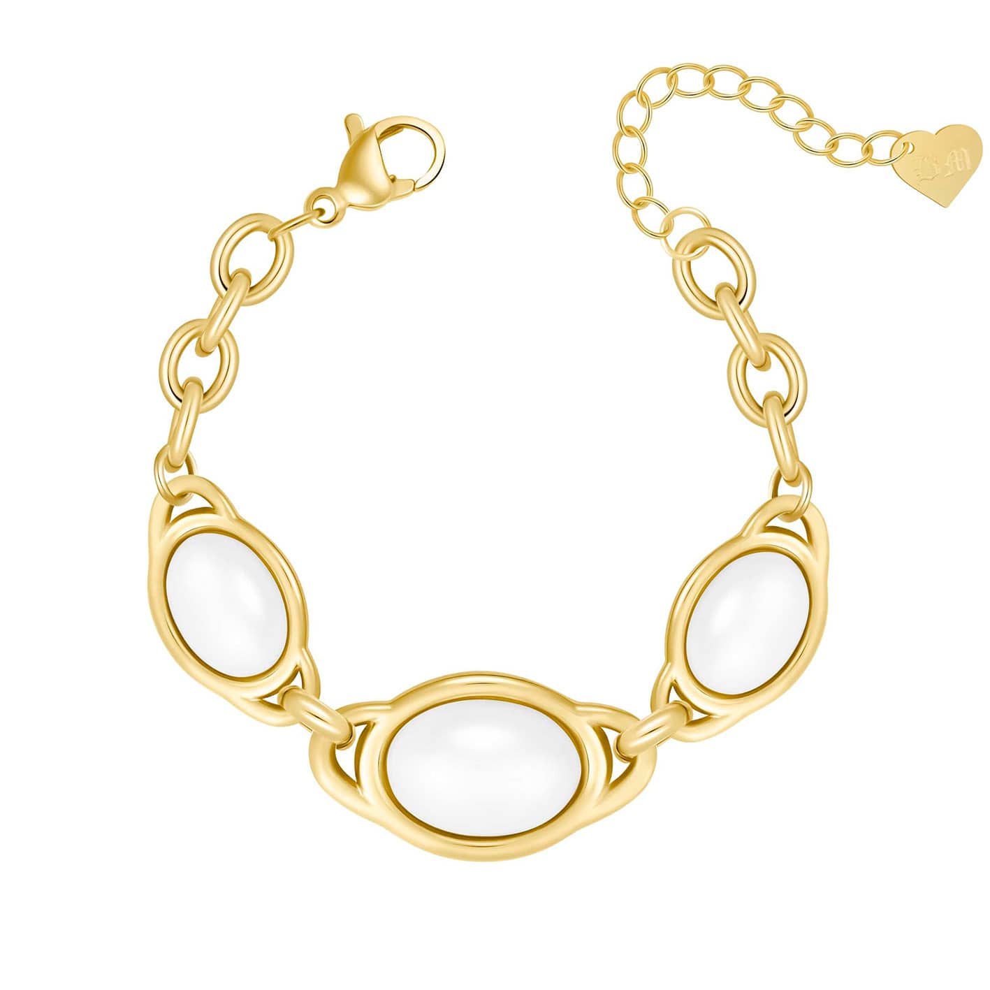 Bohomoon Stainless Steel Imogen Pearl Bracelet