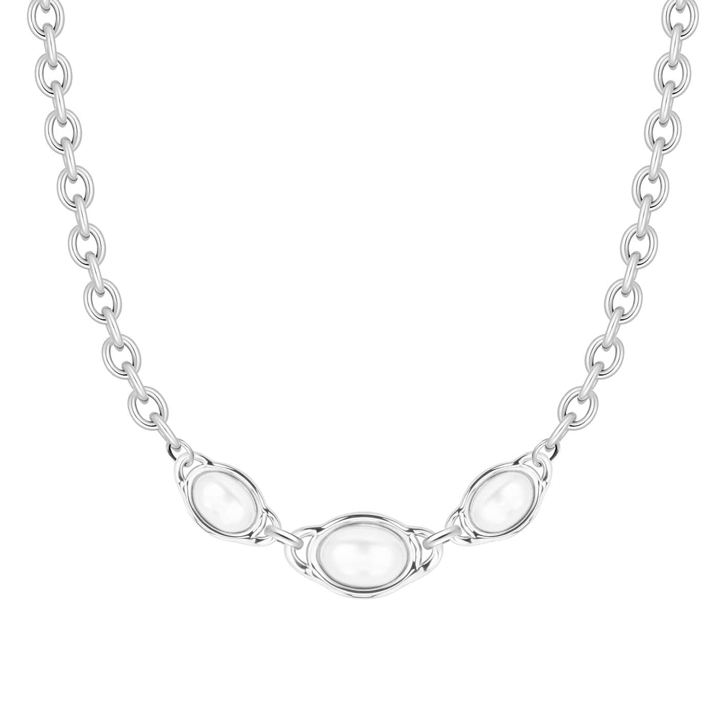 Bohomoon Stainless Steel Imogen Pearl Necklace