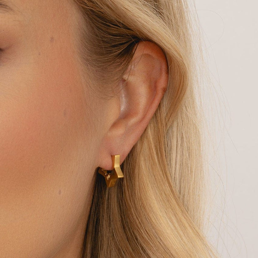 Bohomoon Stainless Steel In The Stars Hoop Earrings