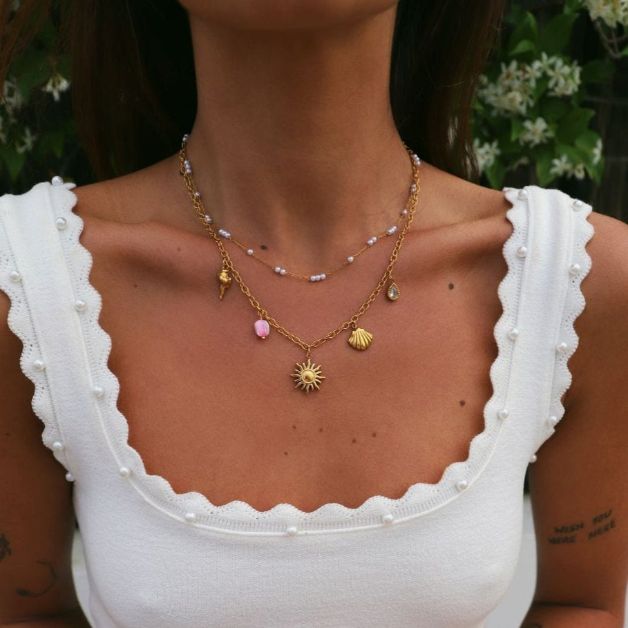Bohomoon Stainless Steel Indie Charm Necklace