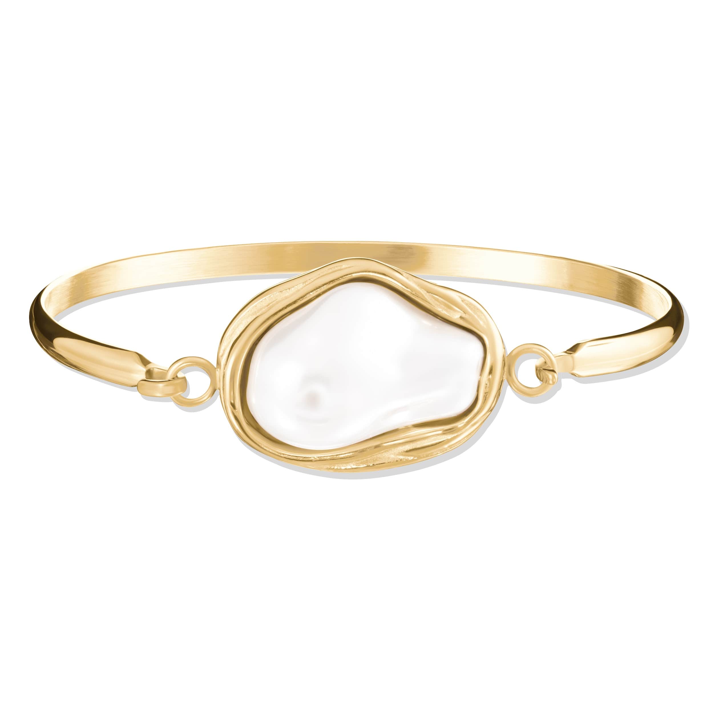 Bohomoon Stainless Steel Ines Pearl Bracelet