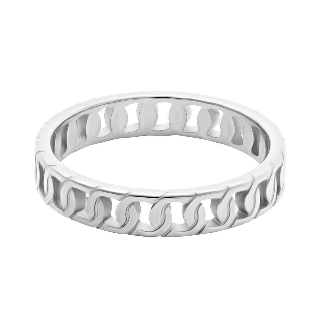 BohoMoon Stainless Steel Inheritance Ring Silver / US 5 / UK J / EUR 49 (x small)