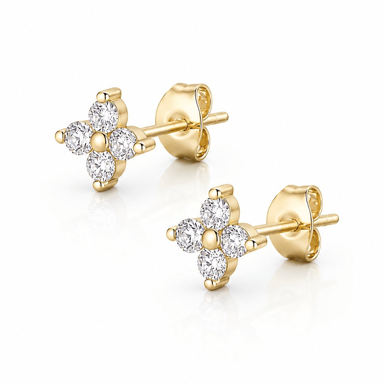 Bohomoon Stainless Steel Iris Stud Earrings