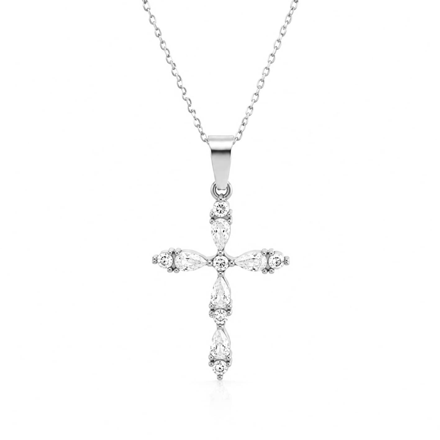 Bohomoon Stainless Steel Isadora Cross Necklace