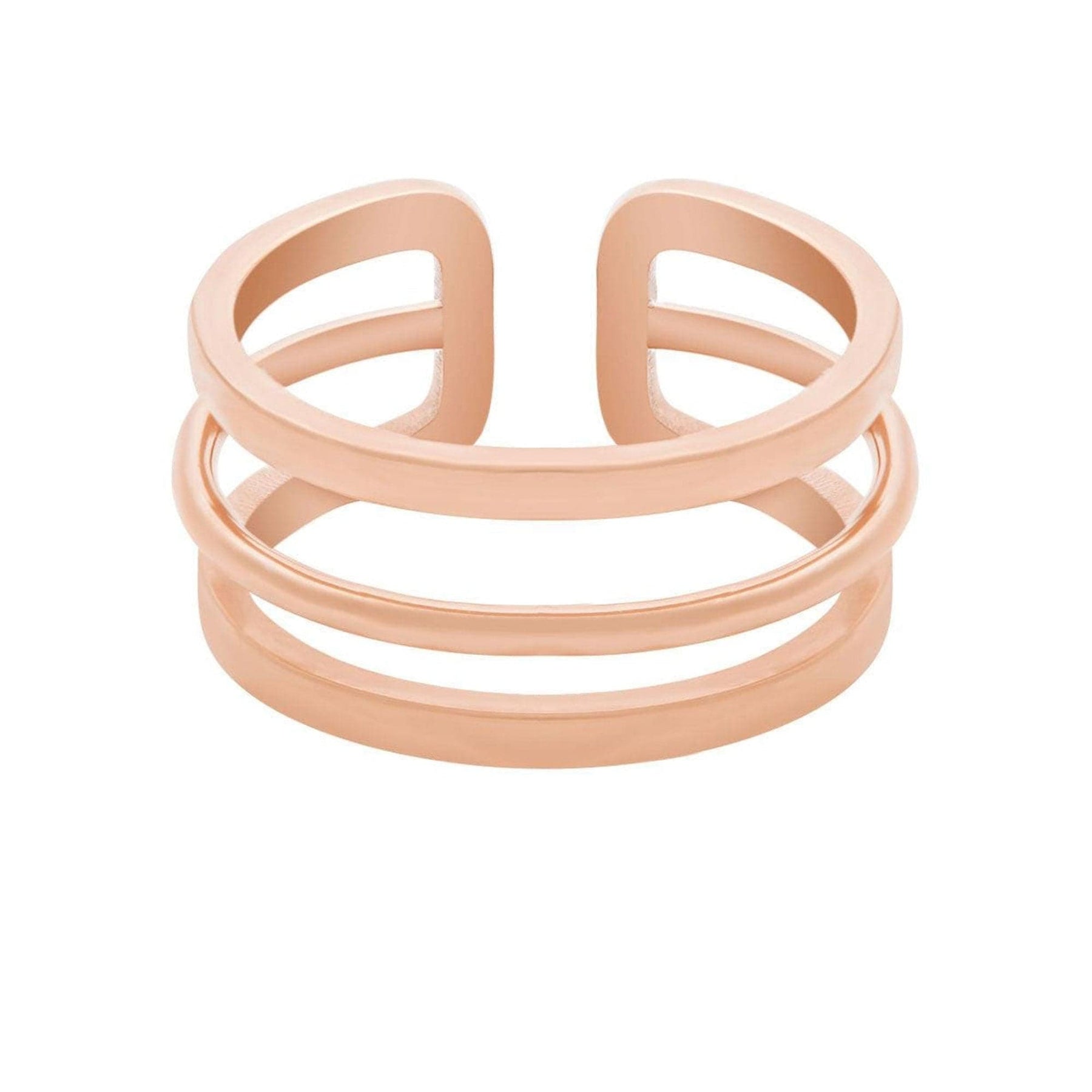 BohoMoon Stainless Steel Izzy Ring Rose Gold / US 6 / UK L / EUR 51 (small)