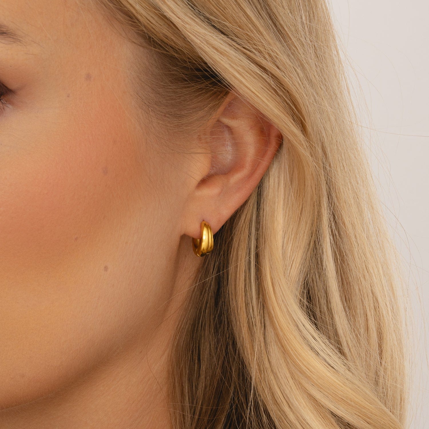 Bohomoon Stainless Steel Jacy Hoop Earrings