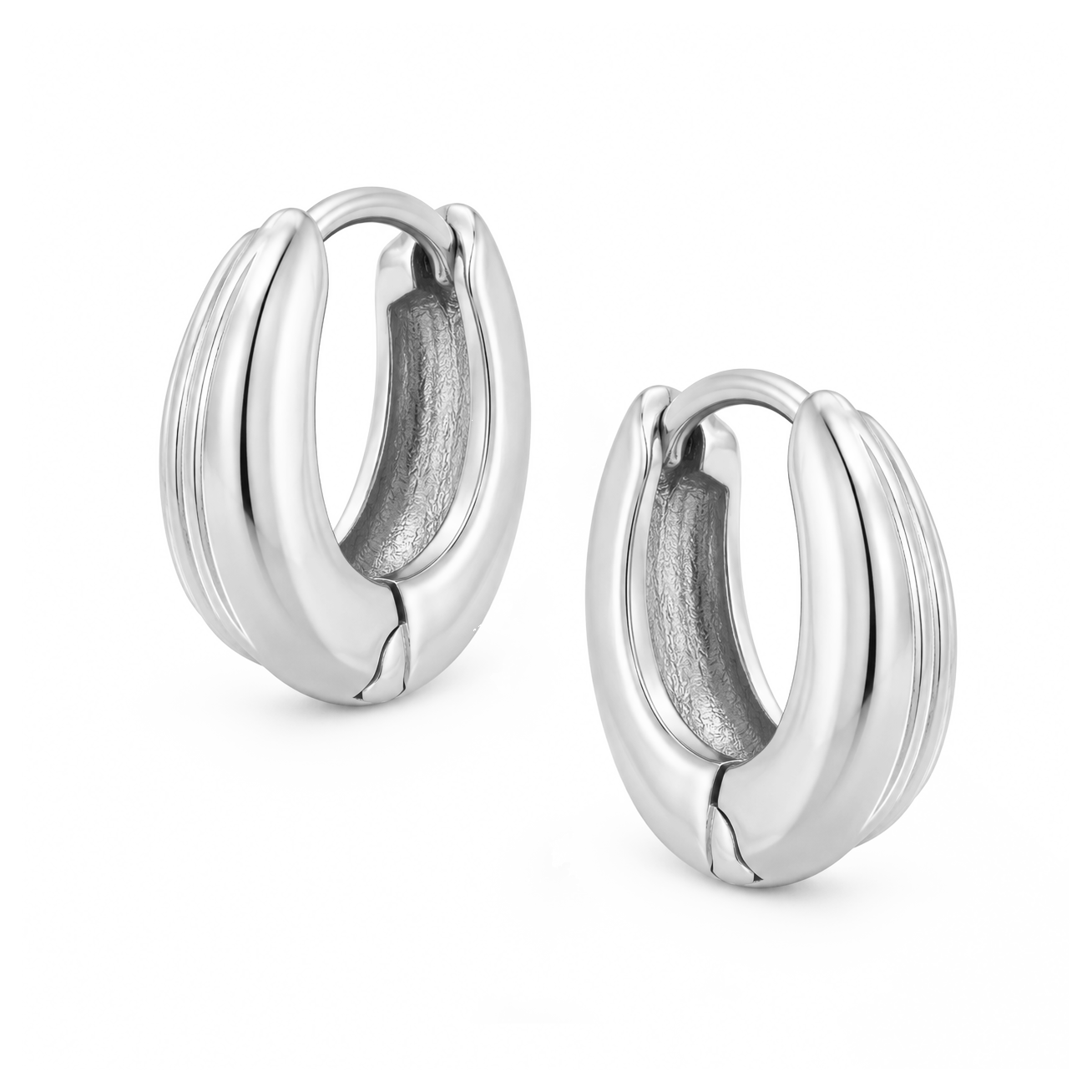 Bohomoon Stainless Steel Jacy Hoop Earrings