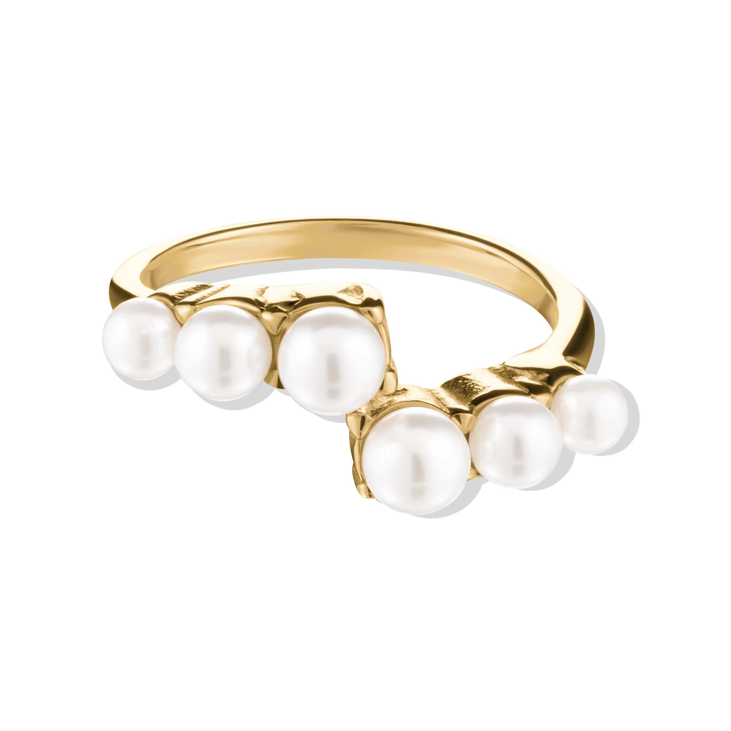 Bohomoon Stainless Steel Jada Pearl Ring