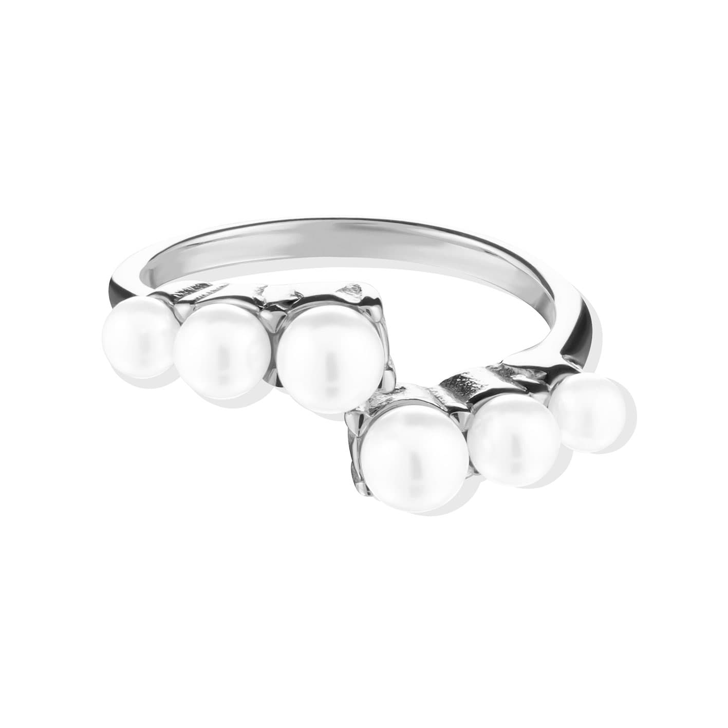 Bohomoon Stainless Steel Jada Pearl Ring