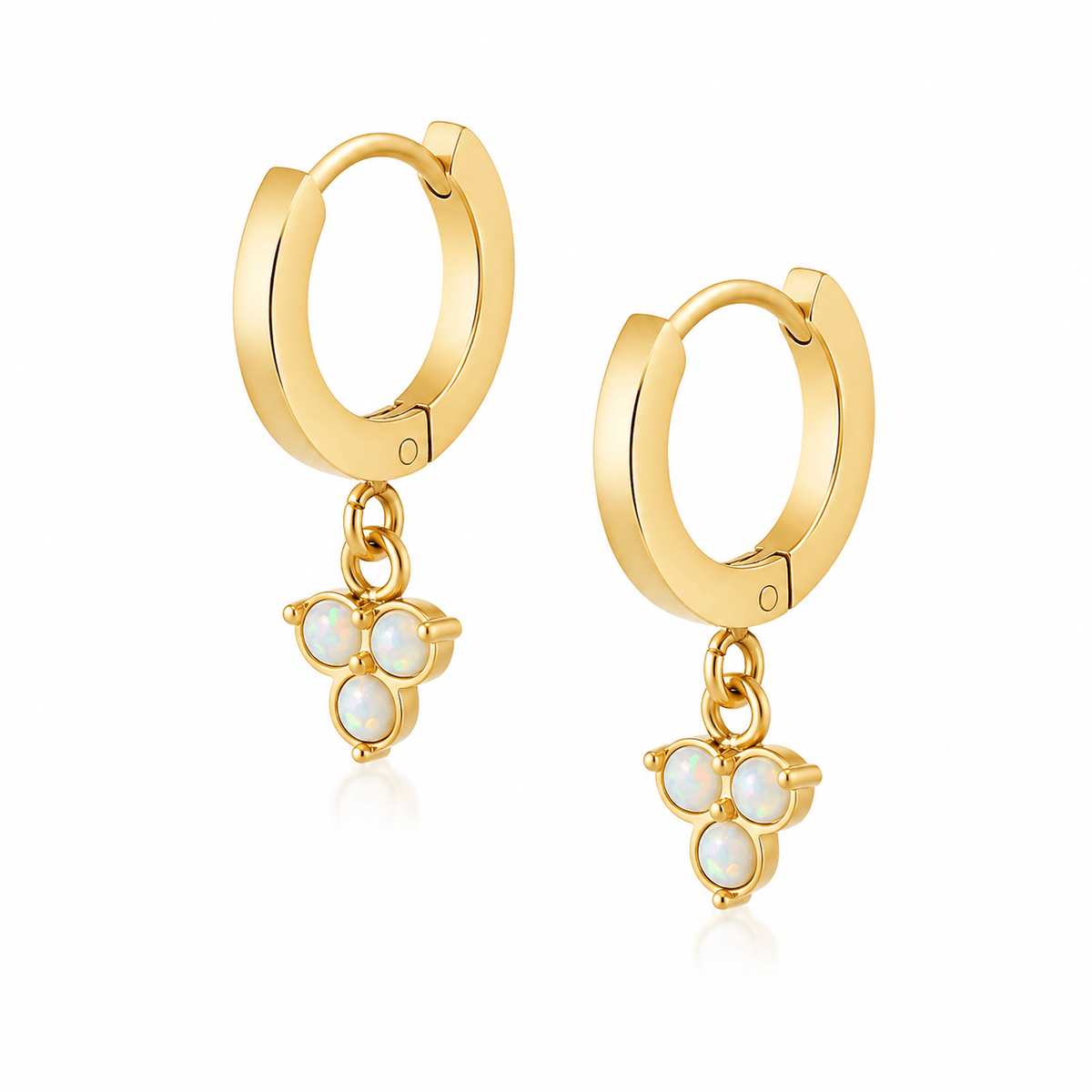Jamille Opal Hoop Earrings