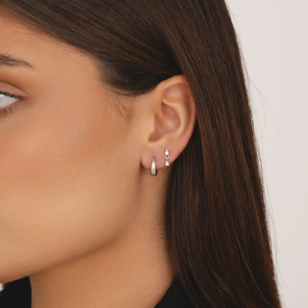 Bohomoon Stainless Steel Janelle Hoop Earrings