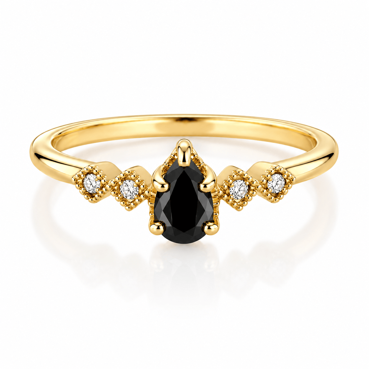 Bohomoon Stainless Steel Jasmine Ring