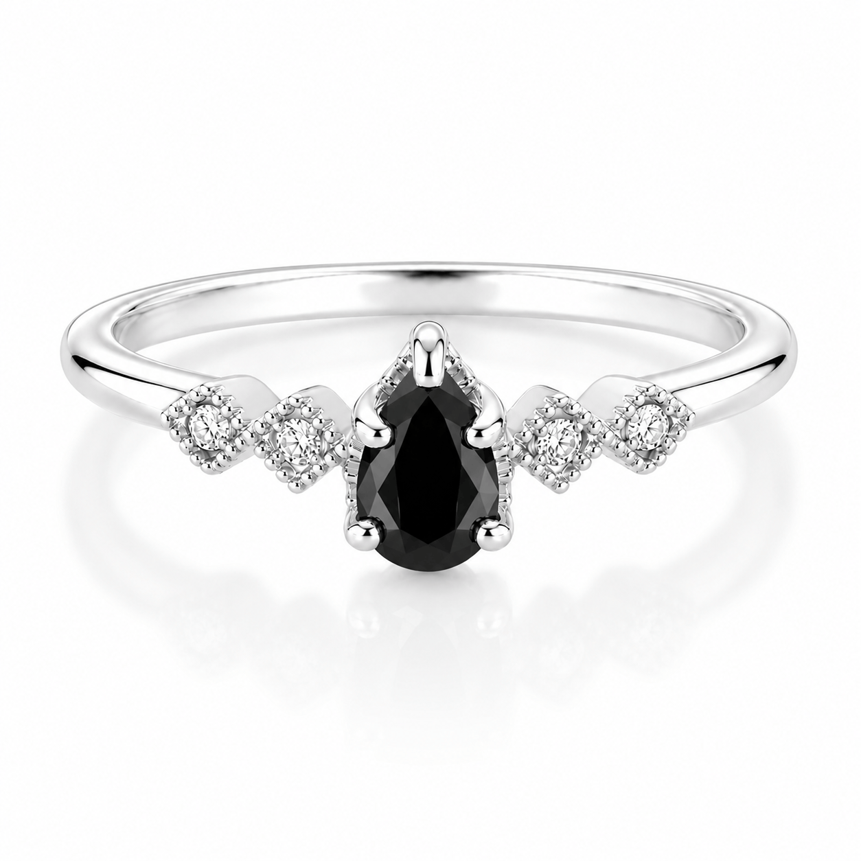 Bohomoon Stainless Steel Jasmine Ring