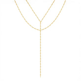 Bohomoon Stainless Steel Jordana Layered Lariat Necklace