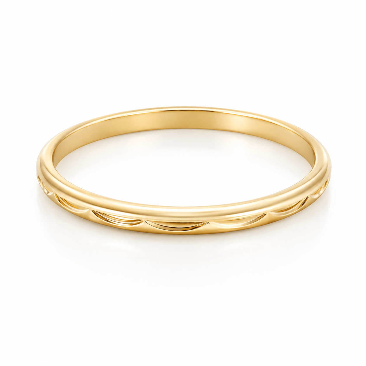 Bohomoon Stainless Steel Jude Dainty Band Ring