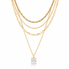 Bohomoon Stainless Steel Jude Layered Necklace