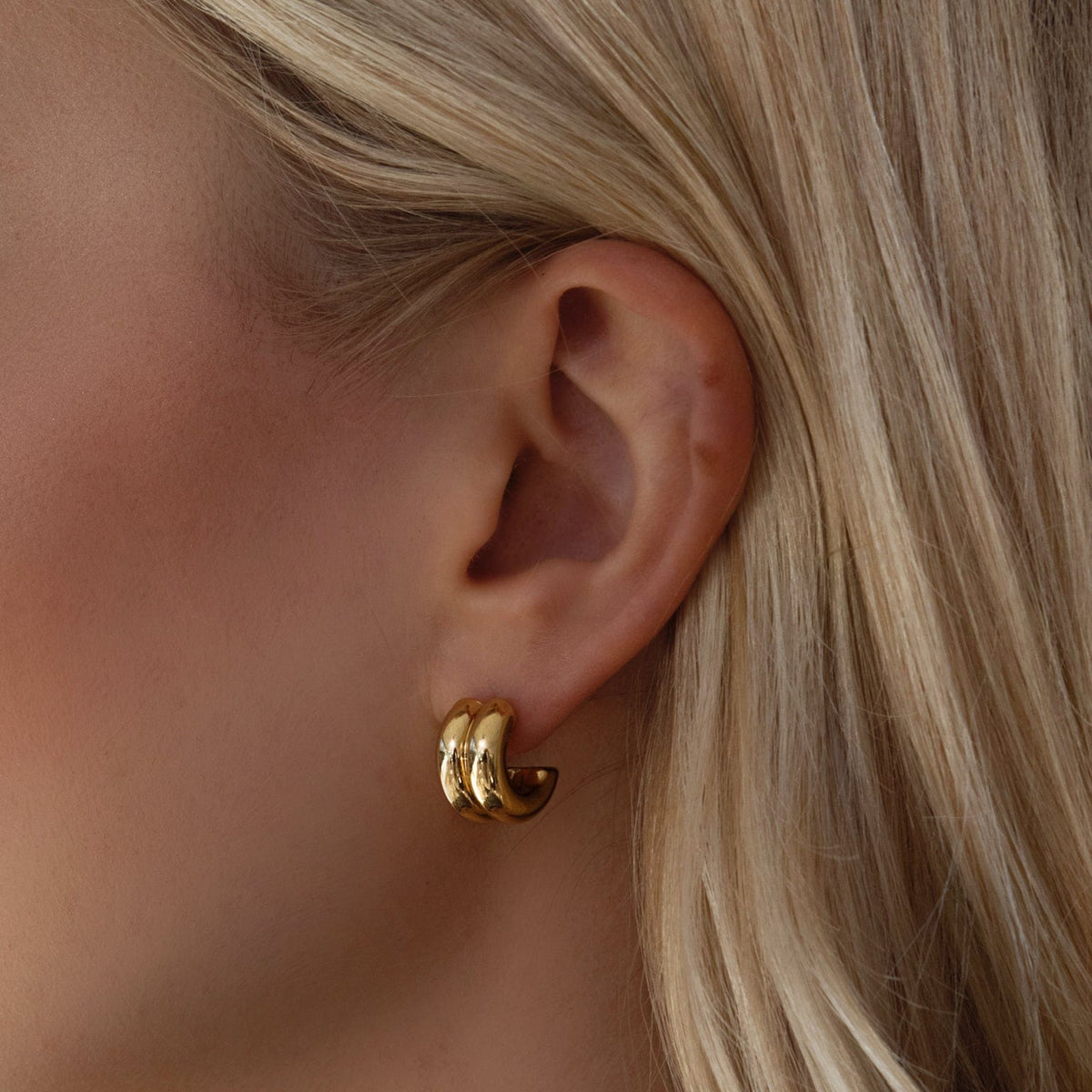 BOHOMOON Stainless Steel Juliana Hoop Earrings Gold