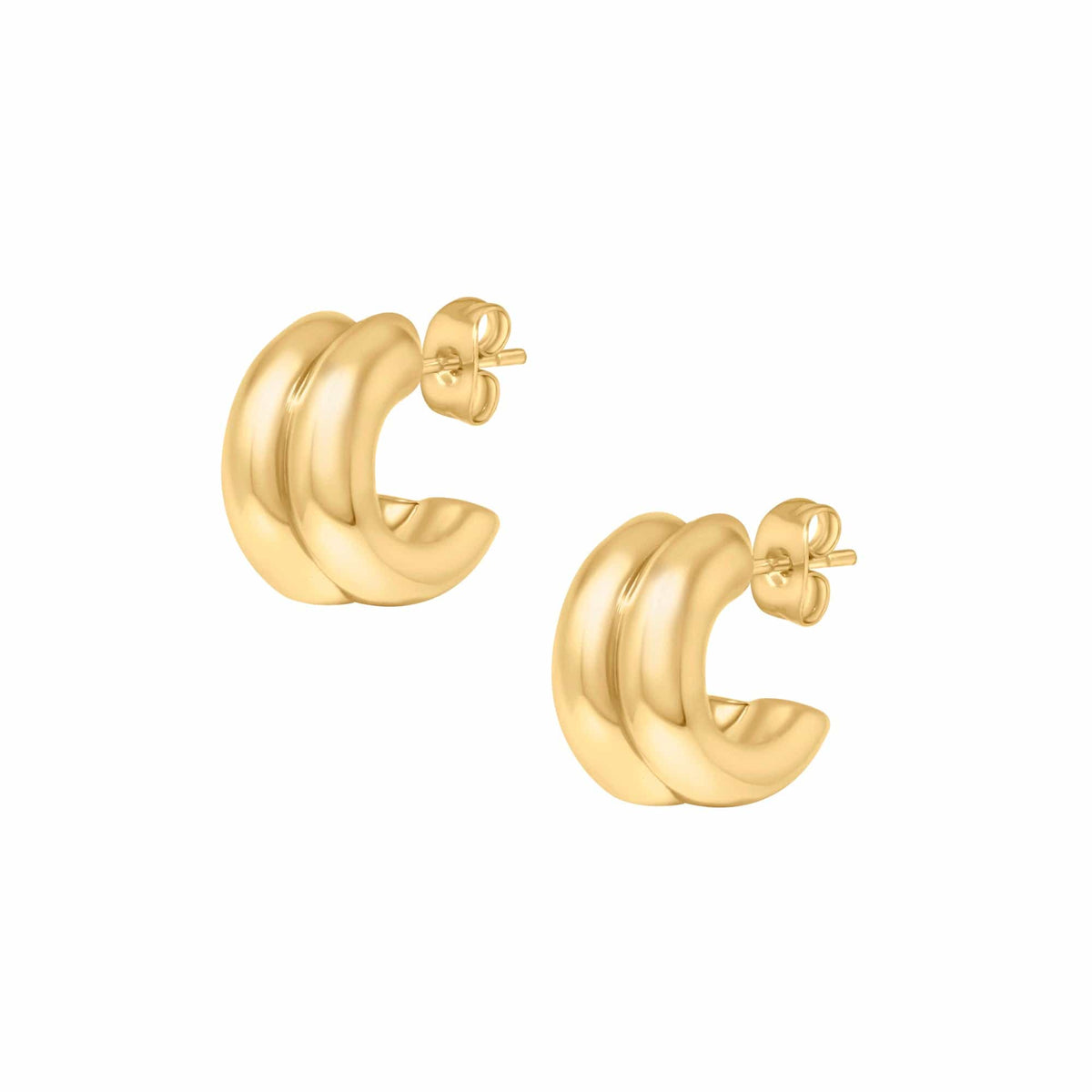 BOHOMOON Stainless Steel Juliana Hoop Earrings Gold