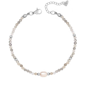 Bohomoon Stainless Steel Juni Labradorite Bracelet