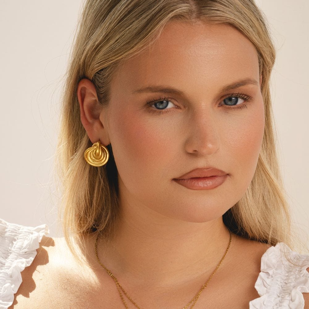 Bohomoon Stainless Steel Kai Stud Earrings