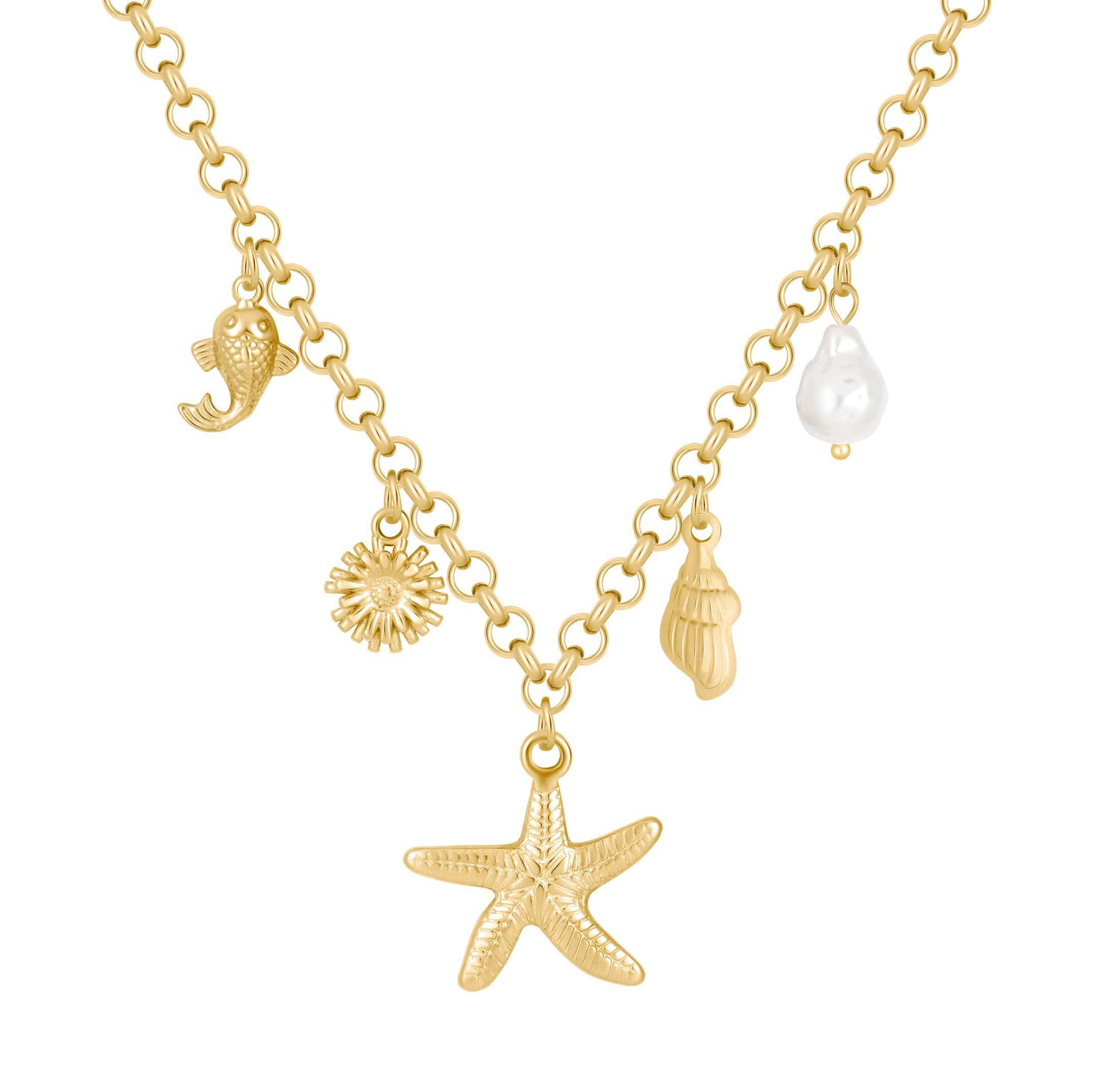 Bohomoon Stainless Steel Karlie Charm Necklace