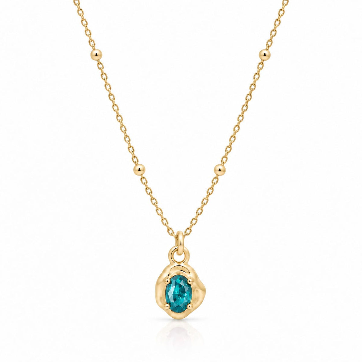 Bohomoon Stainless Steel Kaya Birthstone Necklace