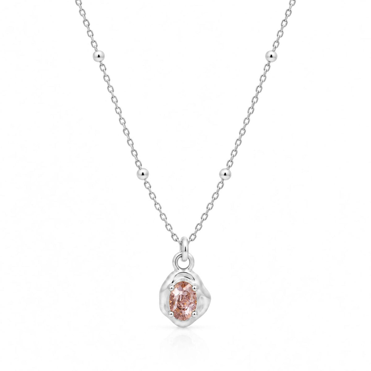 Bohomoon Stainless Steel Kaya Birthstone Necklace
