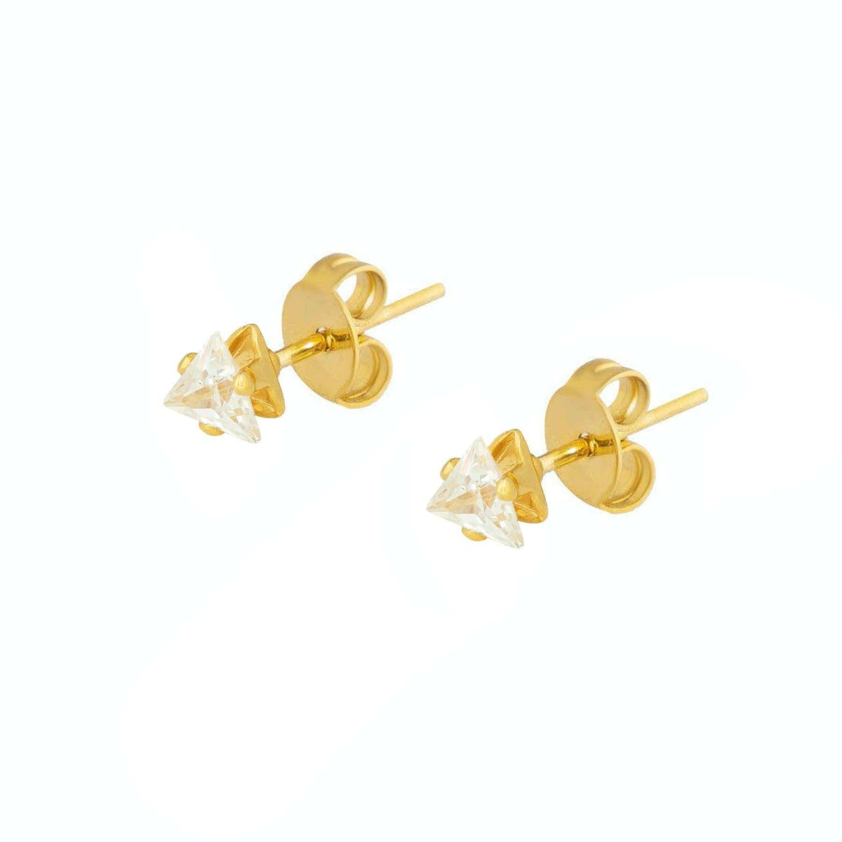 BohoMoon Stainless Steel Kaya Stud Earrings Gold