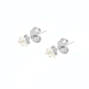BohoMoon Stainless Steel Kaya Stud Earrings Silver